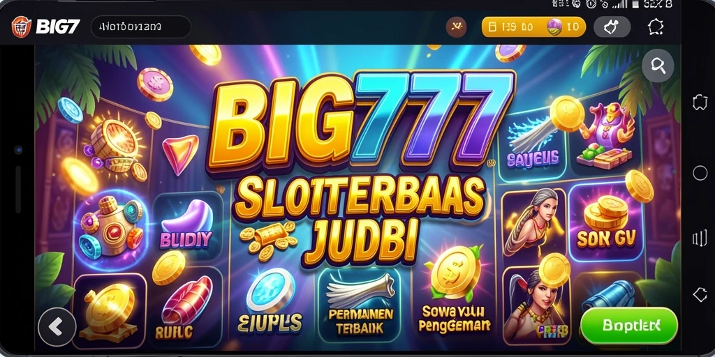 Screenshot utama BIG777 menampilkan momen gameplay slot yang menyenangkan.