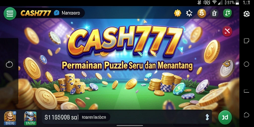Tampilan gameplay CASH777 dengan tantangan Puzzle yang menarik.