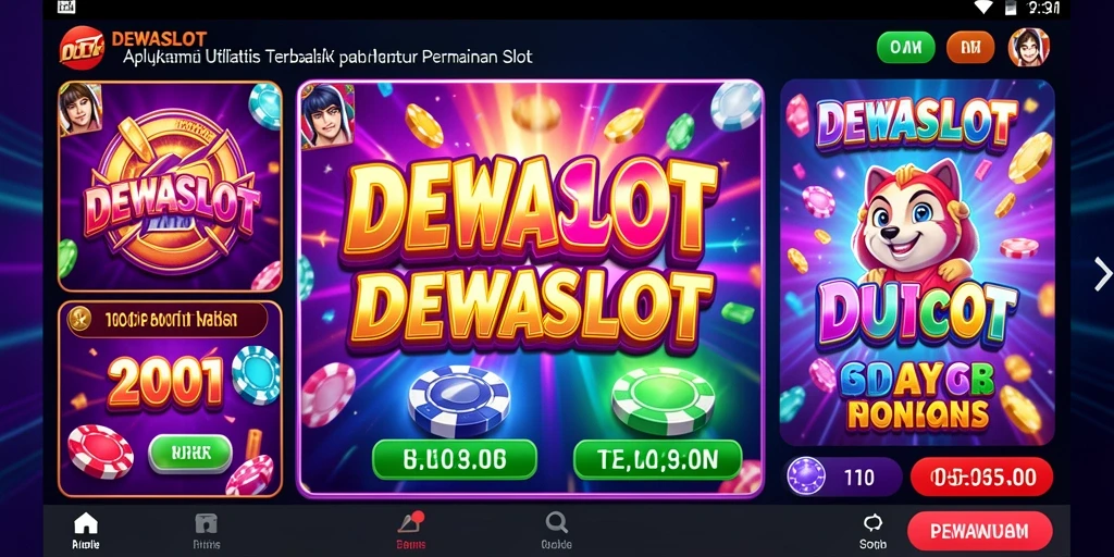 Tampilan utama DEWASLOT dengan fitur analisis permainan slot.