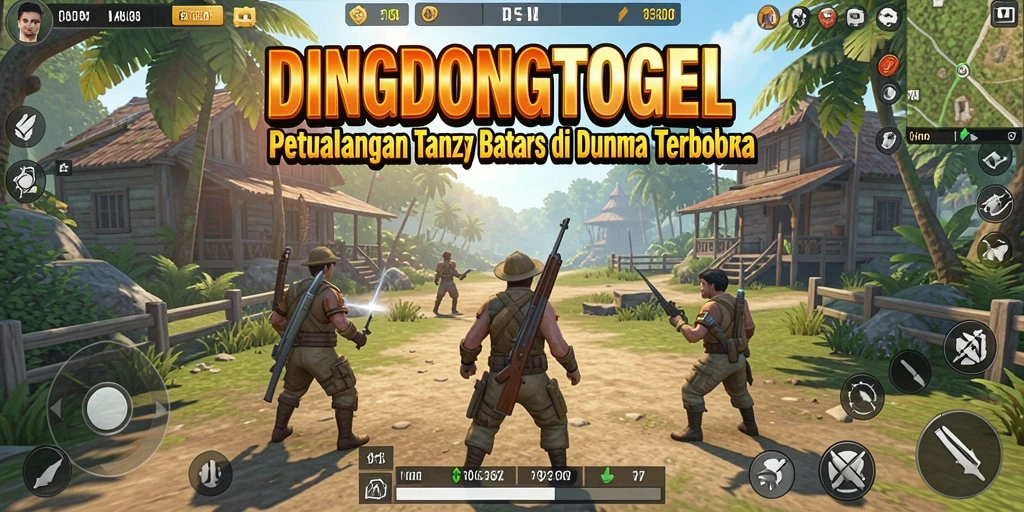 Tampilan gameplay DINGDONGTOGEL dalam dunia terbuka yang luas dan menakjubkan.