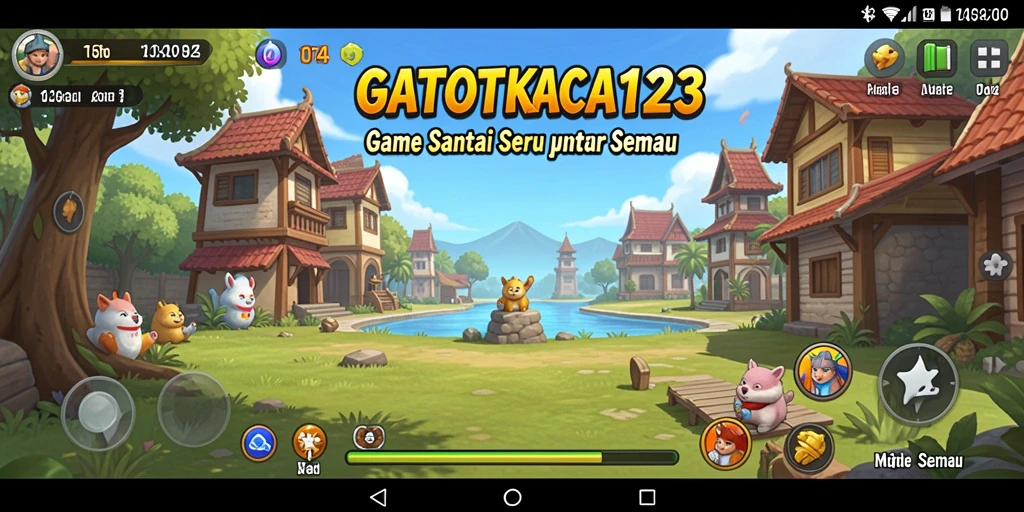Tampak gameplay GATOTKACA123 yang menarik dan seru.