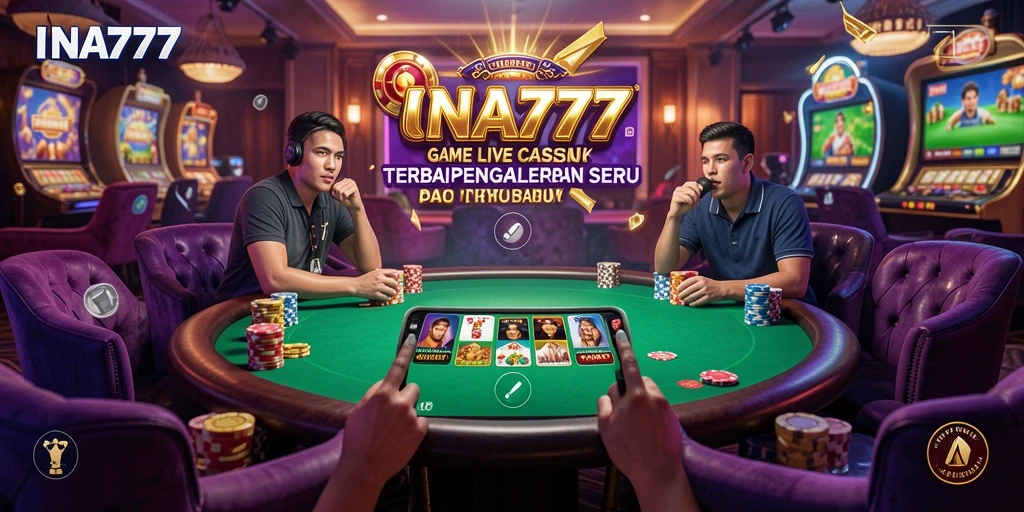 Tampilan gameplay Live Casino yang memukau di INA777.