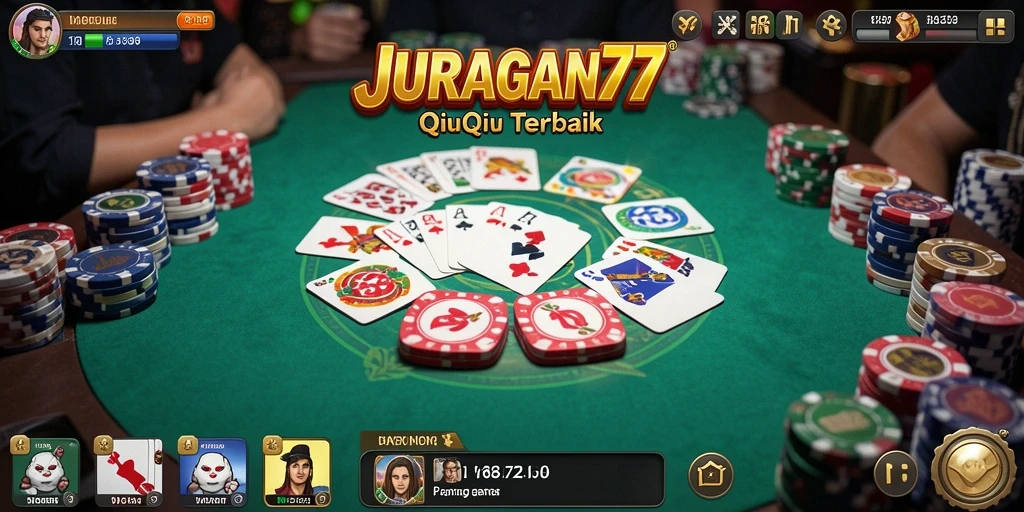 Tampilan gameplay QiuQiu yang menarik di JURAGAN77.