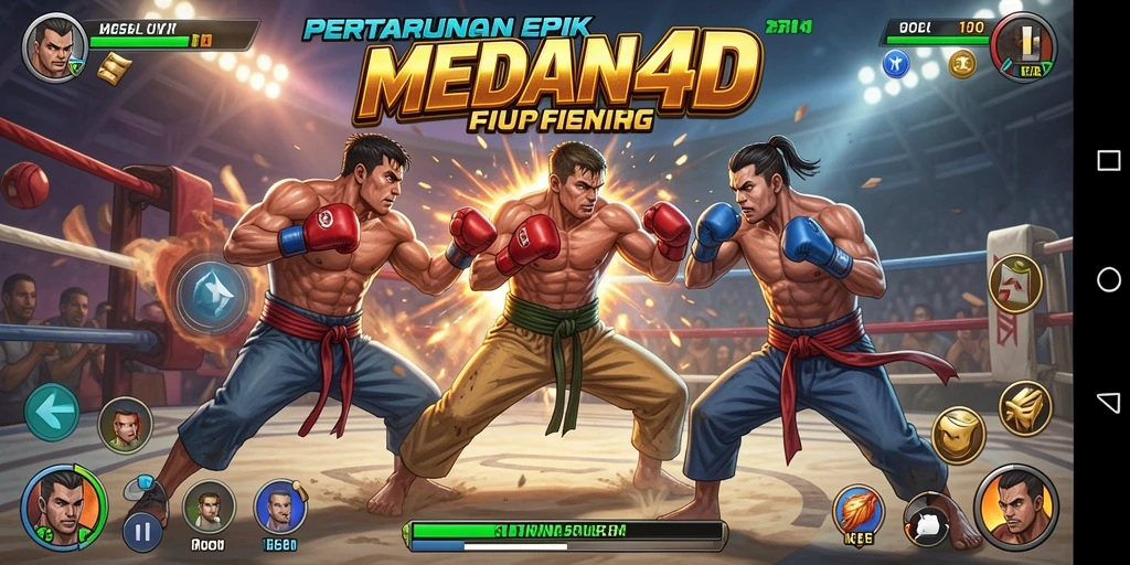 Gameplay seru dalam pertarungan mendebarkan di MEDAN4D.