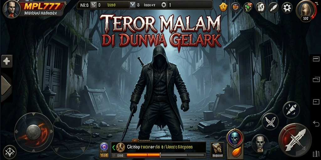Gameplay menegangkan MPL777 yang penuh dengan kegelapan dan misteri.