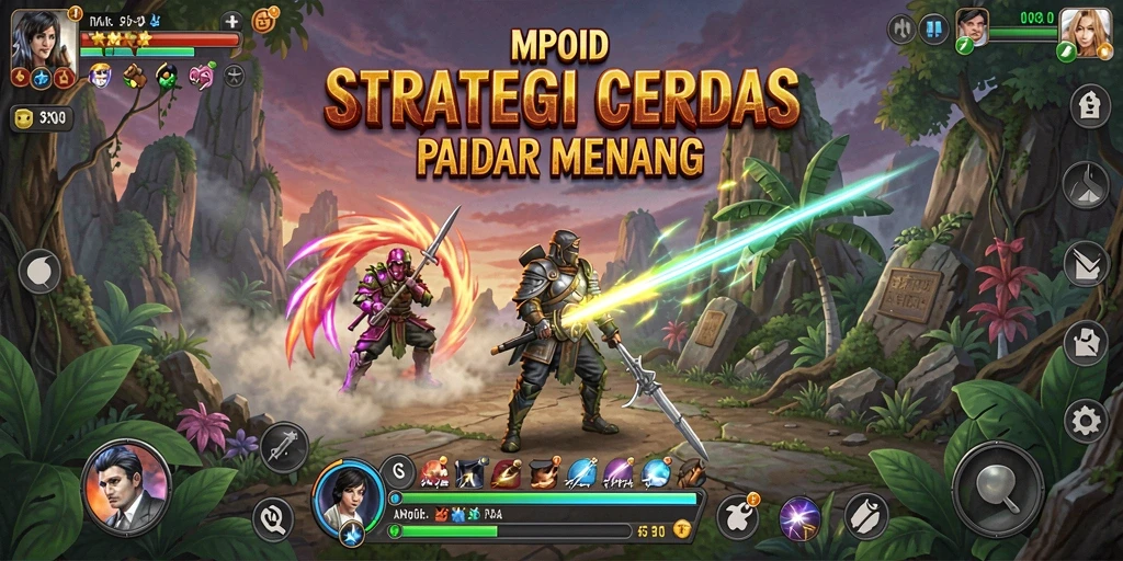 Tampilan seru gameplay strategi MPOID yang penuh tantangan.