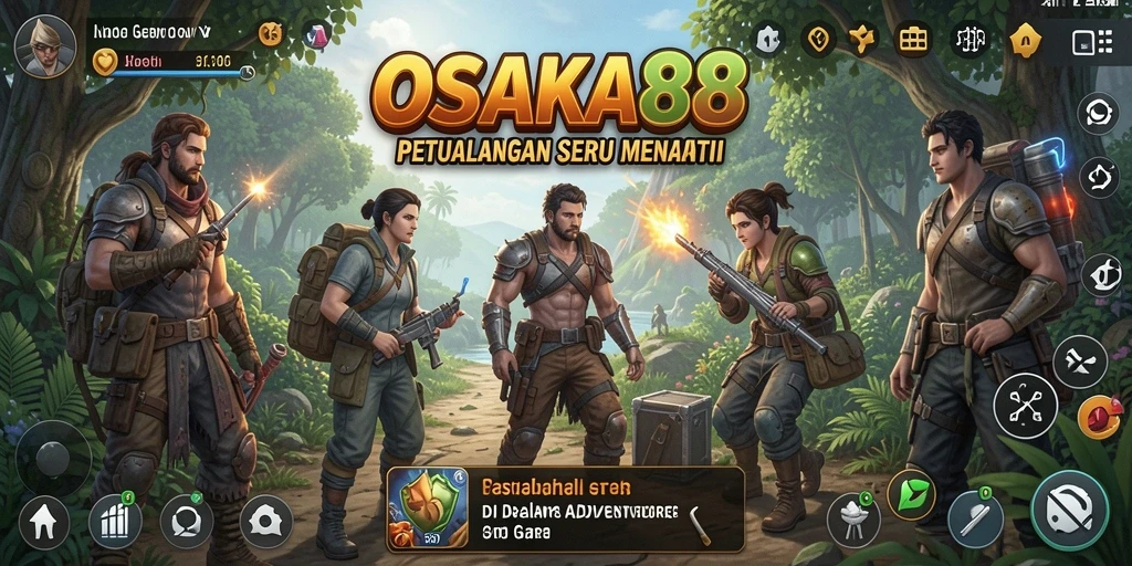 Tampilan gameplay OSAKA88 yang menarik dan penuh aksi petualangan.