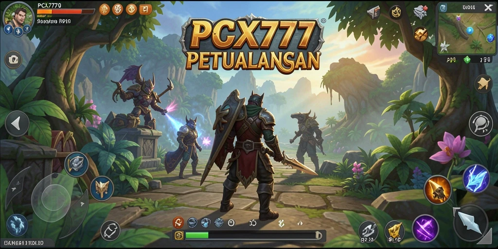 Screenshot gameplay yang menampilkan aksi epik dalam RPG.