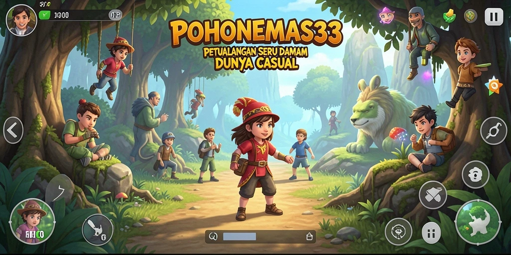 Tampilan gameplay yang menarik di POHONEMAS33 dengan berbagai tantangan.