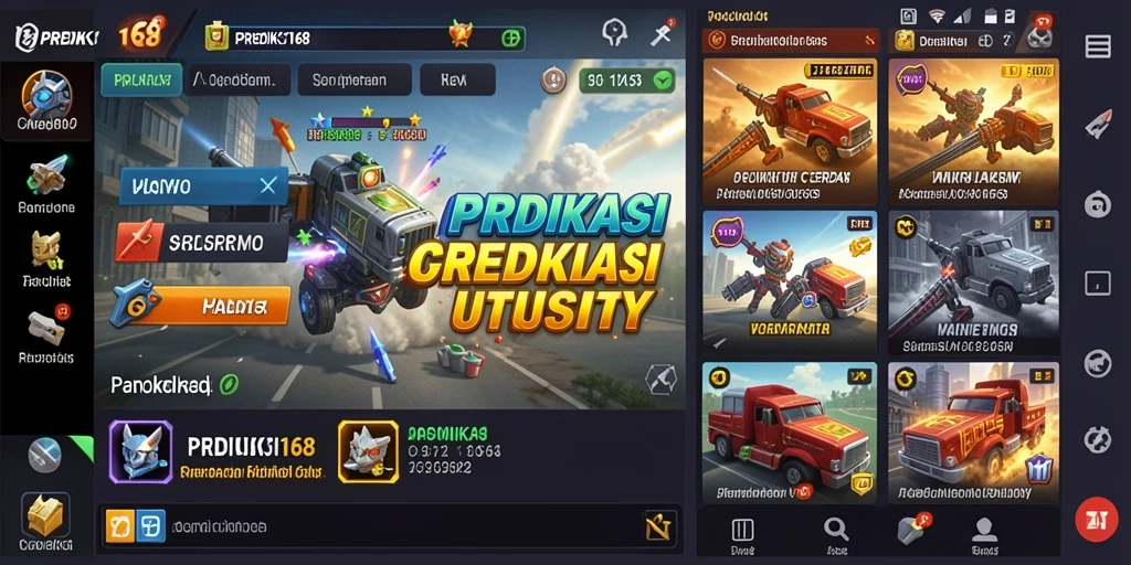 Tampilan antarmuka PREDIKSI168 yang intuitif dan informatif.
