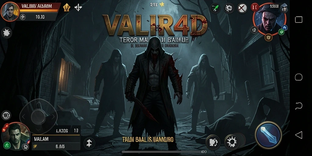Tampilan menakutkan dari gameplay VALIR4D yang penuh ketegangan.