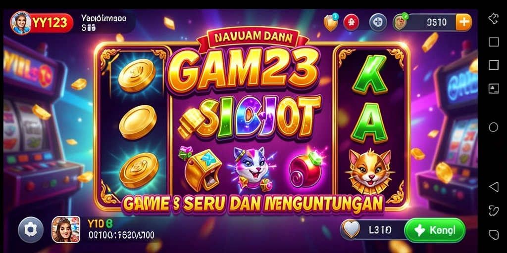 Screenshot YY123 menampilkan pengalaman gameplay Slot yang dinamis dan menarik.