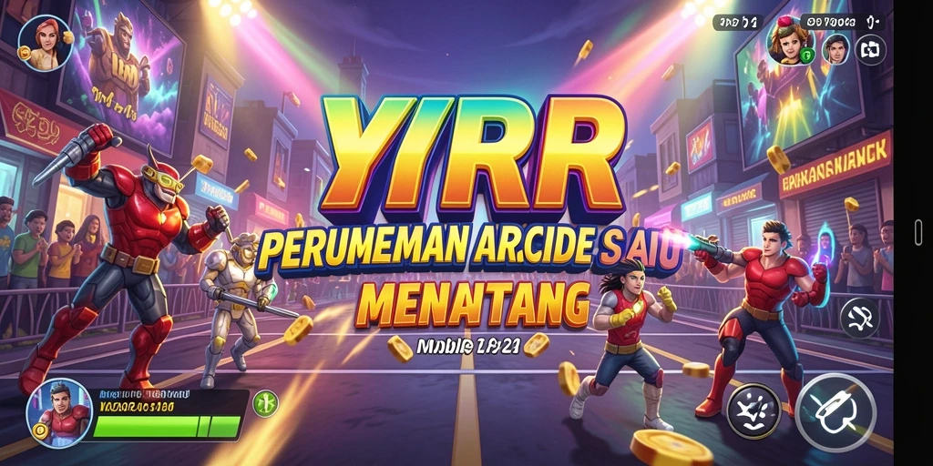 Screenshot YYRR menampilkan gameplay Arcade yang seru dan penuh aksi.
